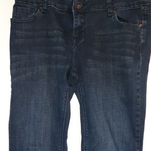 dELIA*S Bailey wide leg jeans dark blue sz 9/10